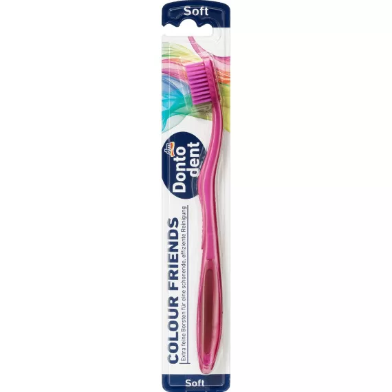 Зубная щетка Dontodent Colour Friends мягкая 1 шт. (00-00000380)