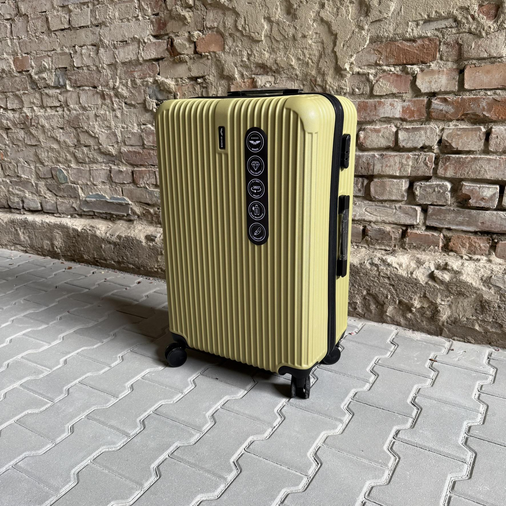 Чемодан Wings Egret дорожный L Оливковый (26557299) - фото 2