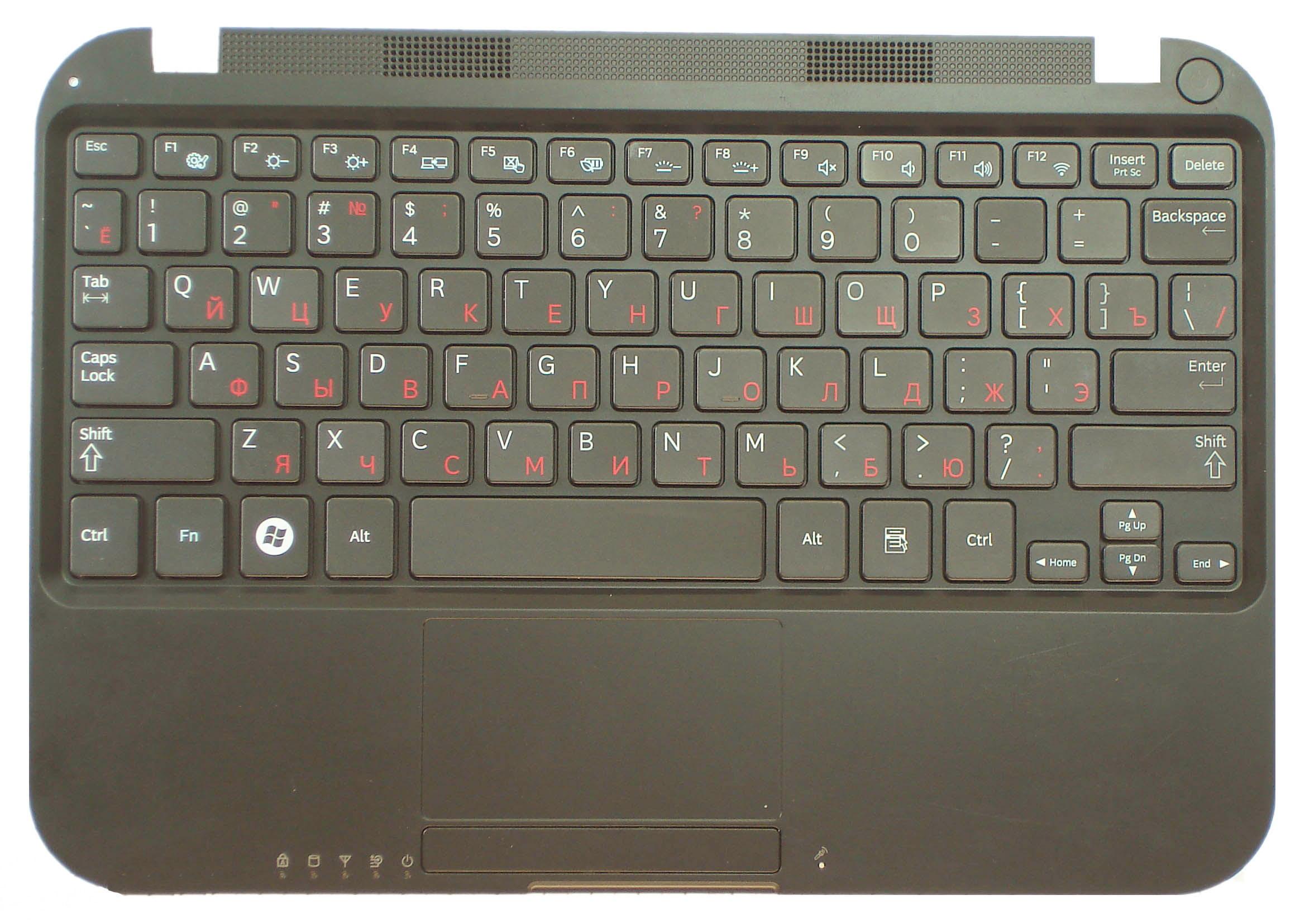 Клавиатура для ноутбука Samsung NS310 Black TopCase Black
