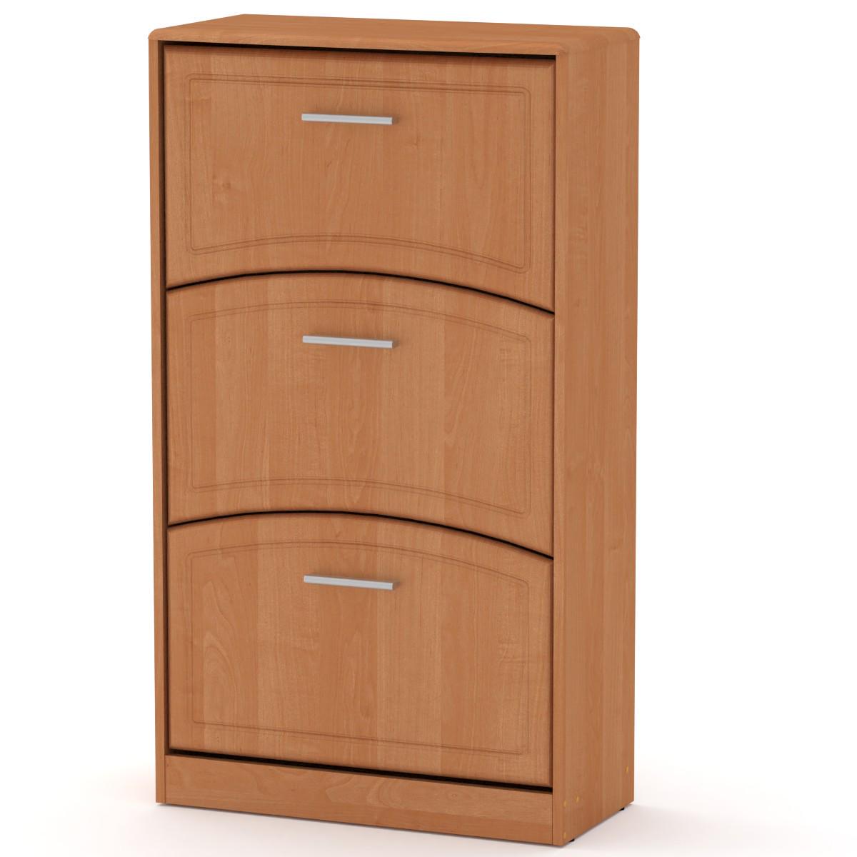 Тумба для обуви Компанит ТО-3Б МДФ Ольха (110296)