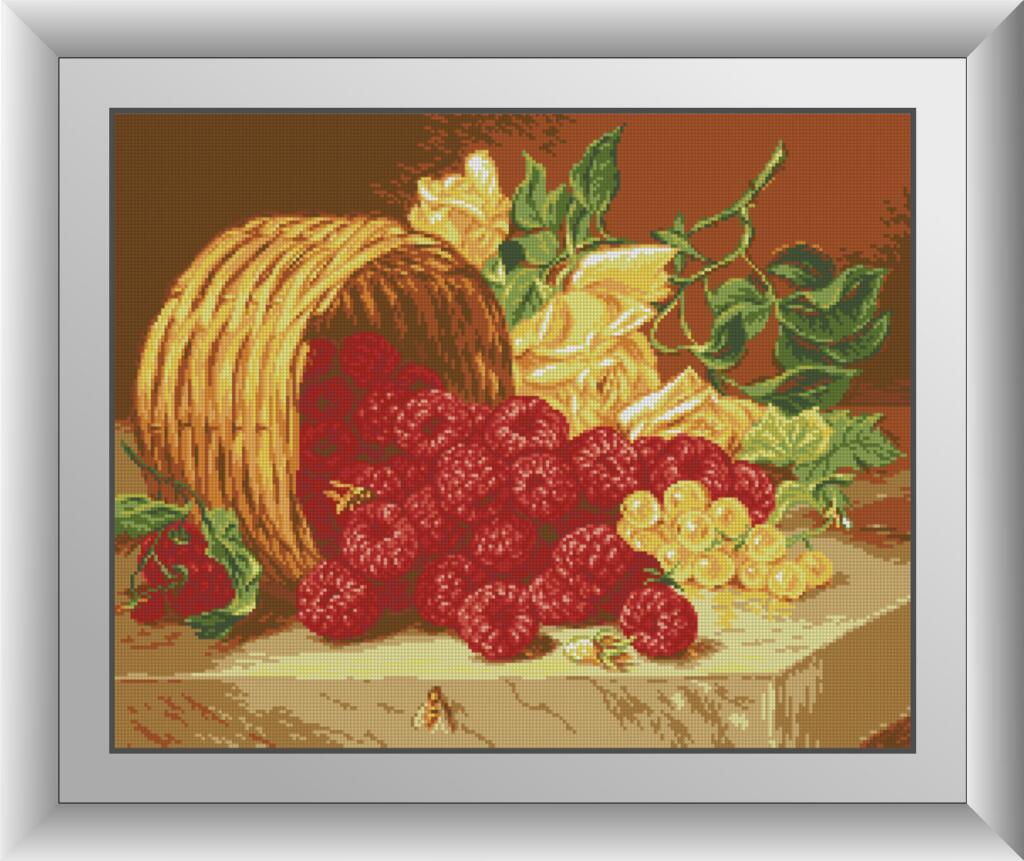 Алмазная мозаика Dream Art Натюрморт с малиной 47x59 см (DA.30409)