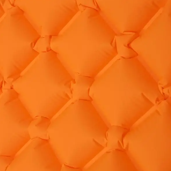 Коврик надувной из TPU с подушкой 190х55х3 см Оранжевый (SJ-0084O) - фото 5