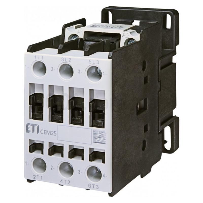 Контактор ETI CEM 25.10 25A AC 230 - фото 1 Контактор ETI CEM 25.10 25A AC 230 - фото 1