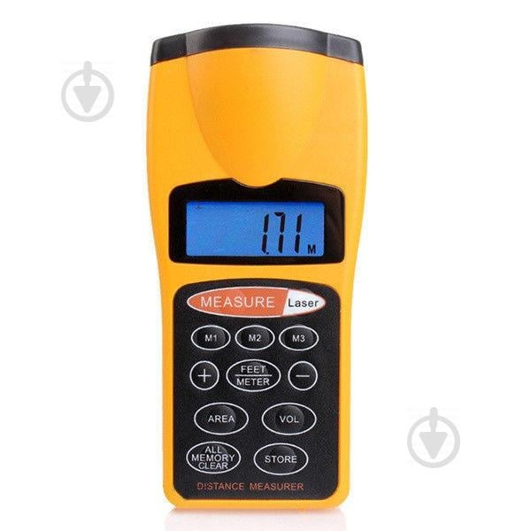 Лазерная линейка AOQI OQ03 Yellow 0.55-18.288 м (hub_np2_0897)