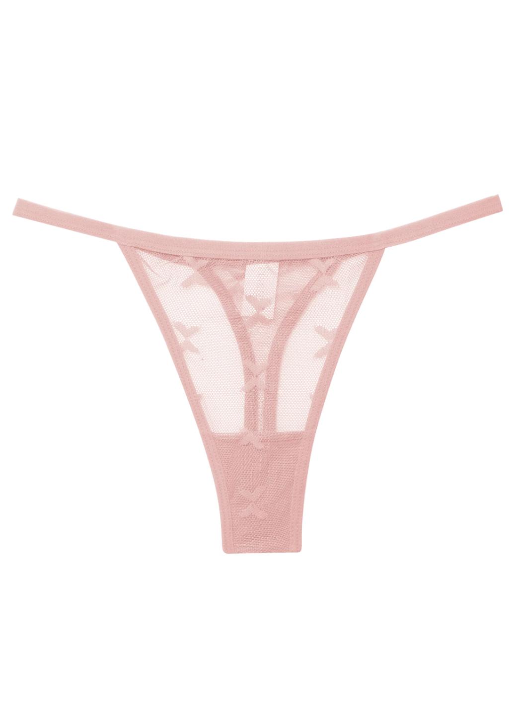 Трусики стрінги жіночі Wonderful Summer в сіточку M Пудровий (1940-02-44) - фото 4 Трусики стрінги жіночі Wonderful Summer в сіточку M Пудровий (1940-02-44) - фото 4
