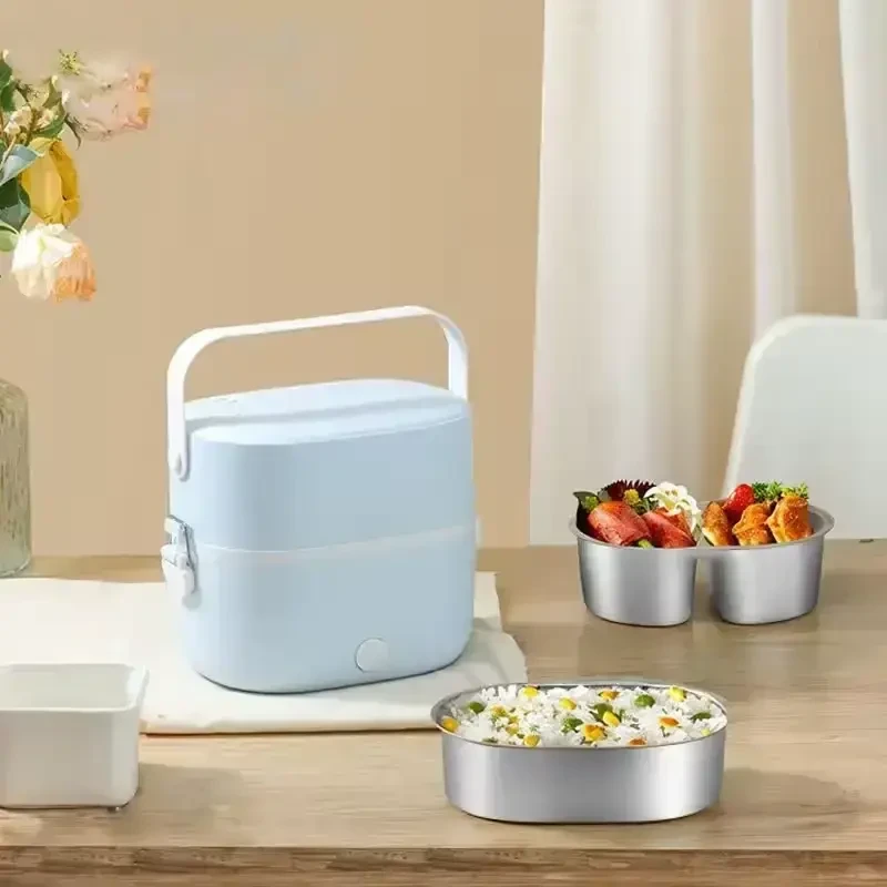 Ланч-бокс з підігрівом на два контейнери з кришками 1 л (LY-800) - фото 10 Ланч-бокс з підігрівом на два контейнери з кришками 1 л (LY-800) - фото 10