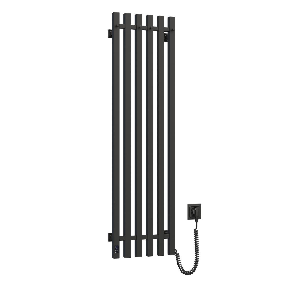 Рушникосушарка електрична NAVIN Levante Sensor права 330х1200 мм Чорний муар