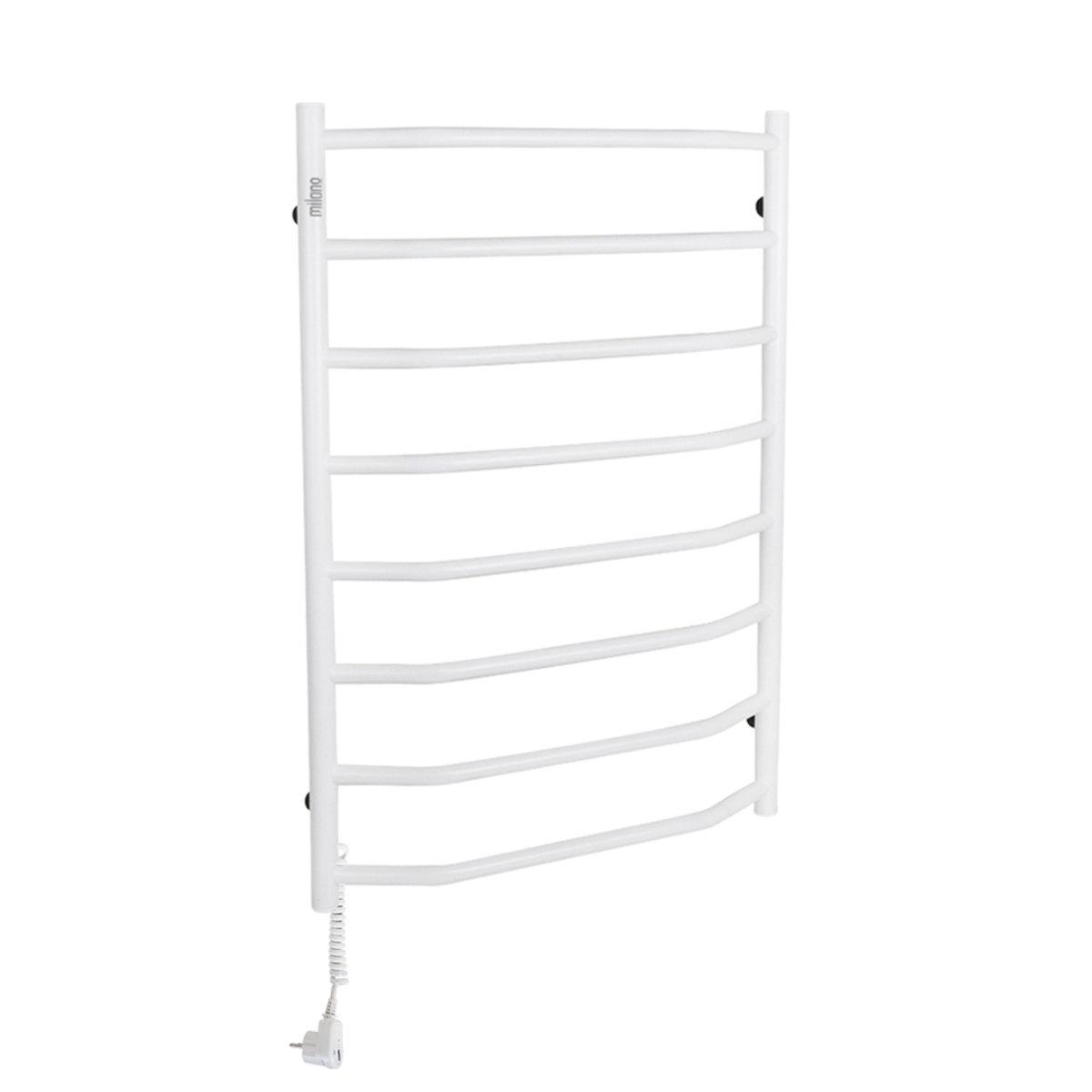 Полотенцесушитель электрический Milano Trapezoid CHF Р8 500x800 EL CHFMtr 80.50.8 EL Белый матовый
