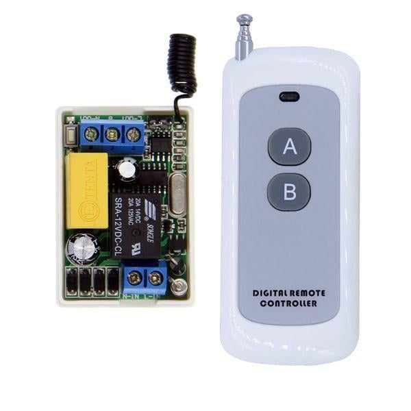 Вимикач міні на 220 Вольт із реле 10 Ампер із пультом до 500 метрів