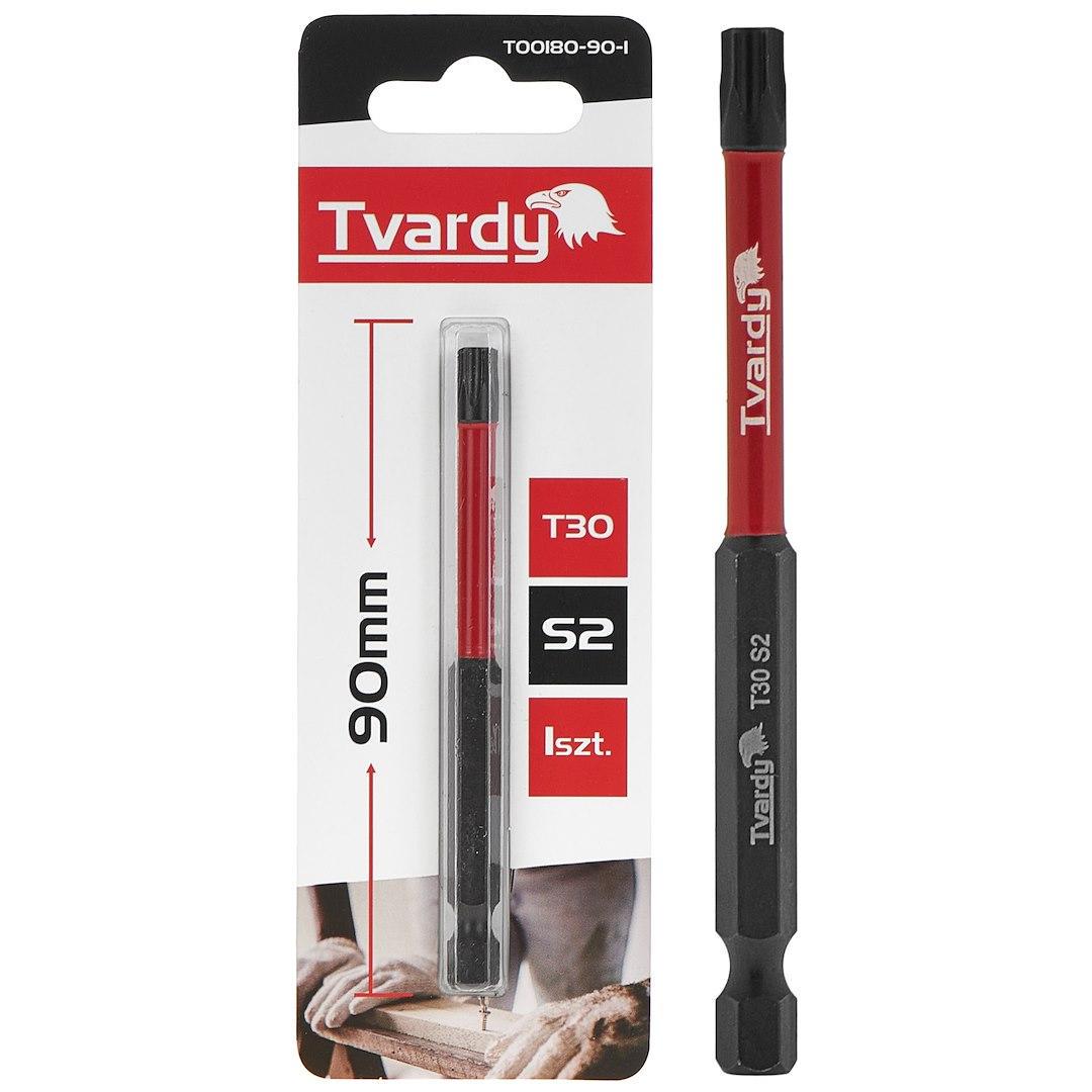 Біта удана Tvardy Torx T30 x 90 мм (2539374250) - фото 3 Біта удана Tvardy Torx T30 x 90 мм (2539374250) - фото 3