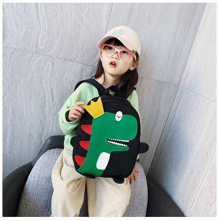 Рюкзак детский Динозавр 30х23х9 см Черный (209.02.1) - фото 2