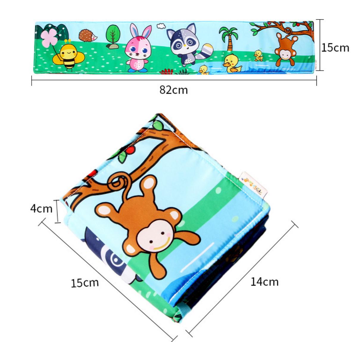 Книга-бортик двусторонняя развивающая для малышей (2764500739) - фото 4