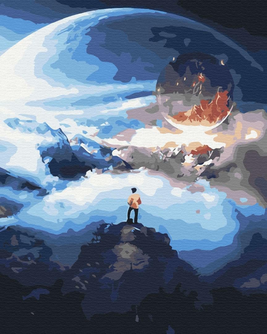 Картина по номерам Brushme Космический путешественник 48x60 см (BS31970L)