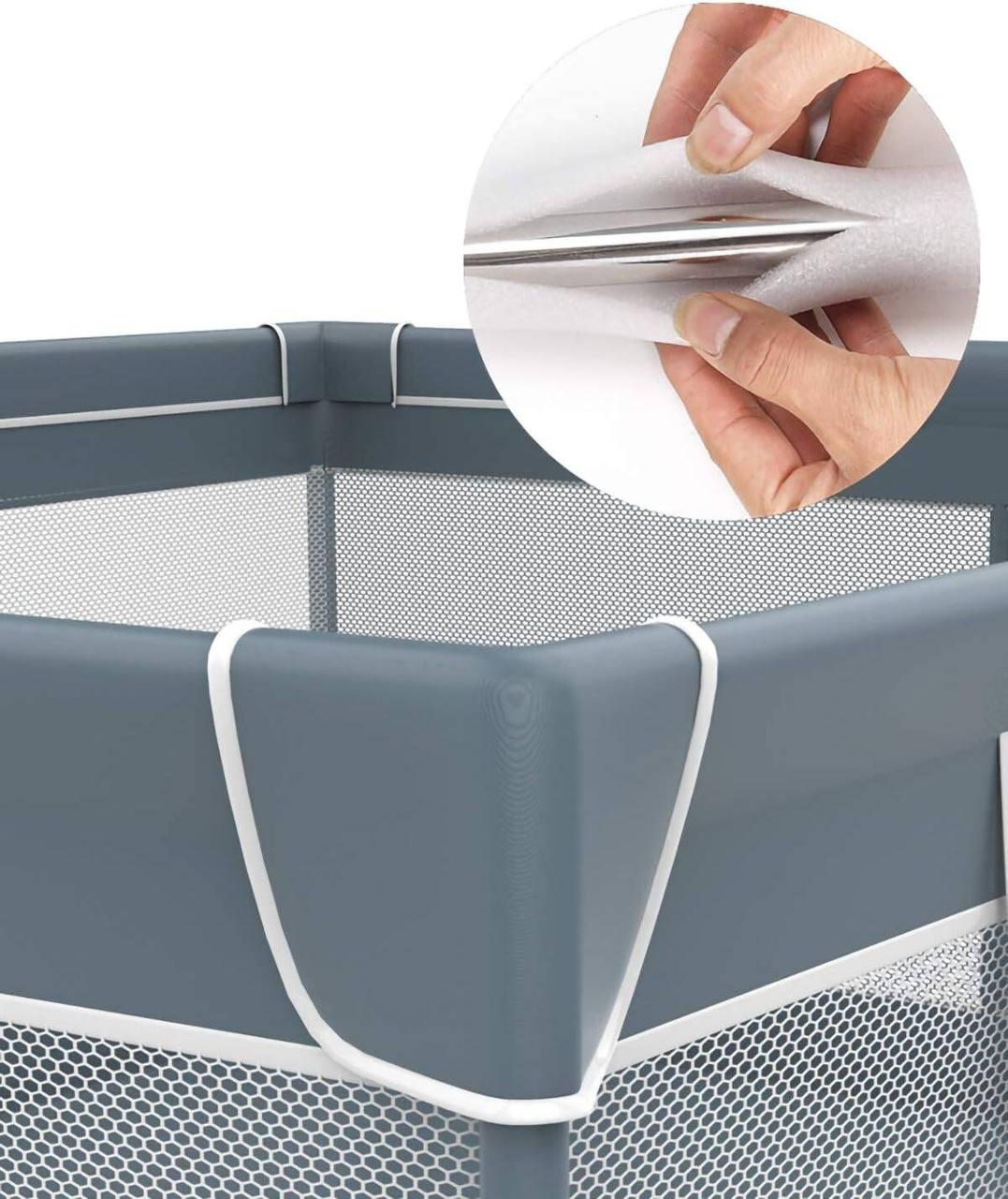 Манеж дитячий ігровий 120х120 см Синій (MG010) - фото 5