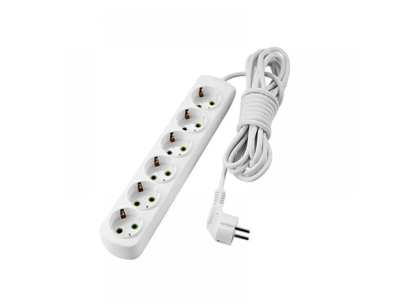 Удлинитель шестиместный Lezard Letitia бытовой с заземлением 2 м (721-0602-601)