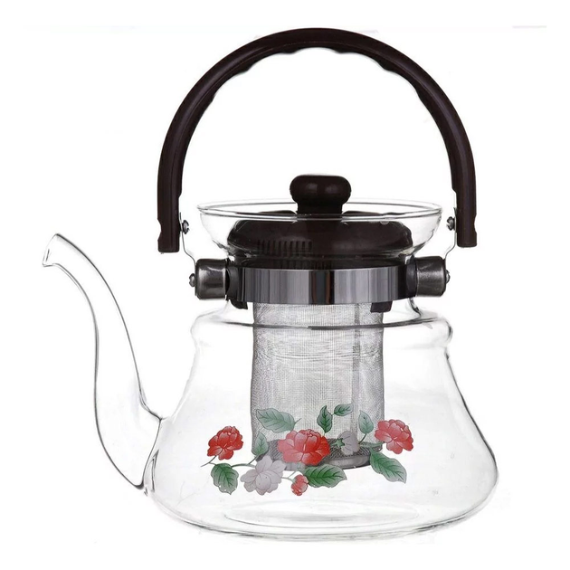 Заварочный чайник A-PLUS APL1043 2,2 л боросиликатное стекло/съемное сито из нержавеющей стали (ML-05250)