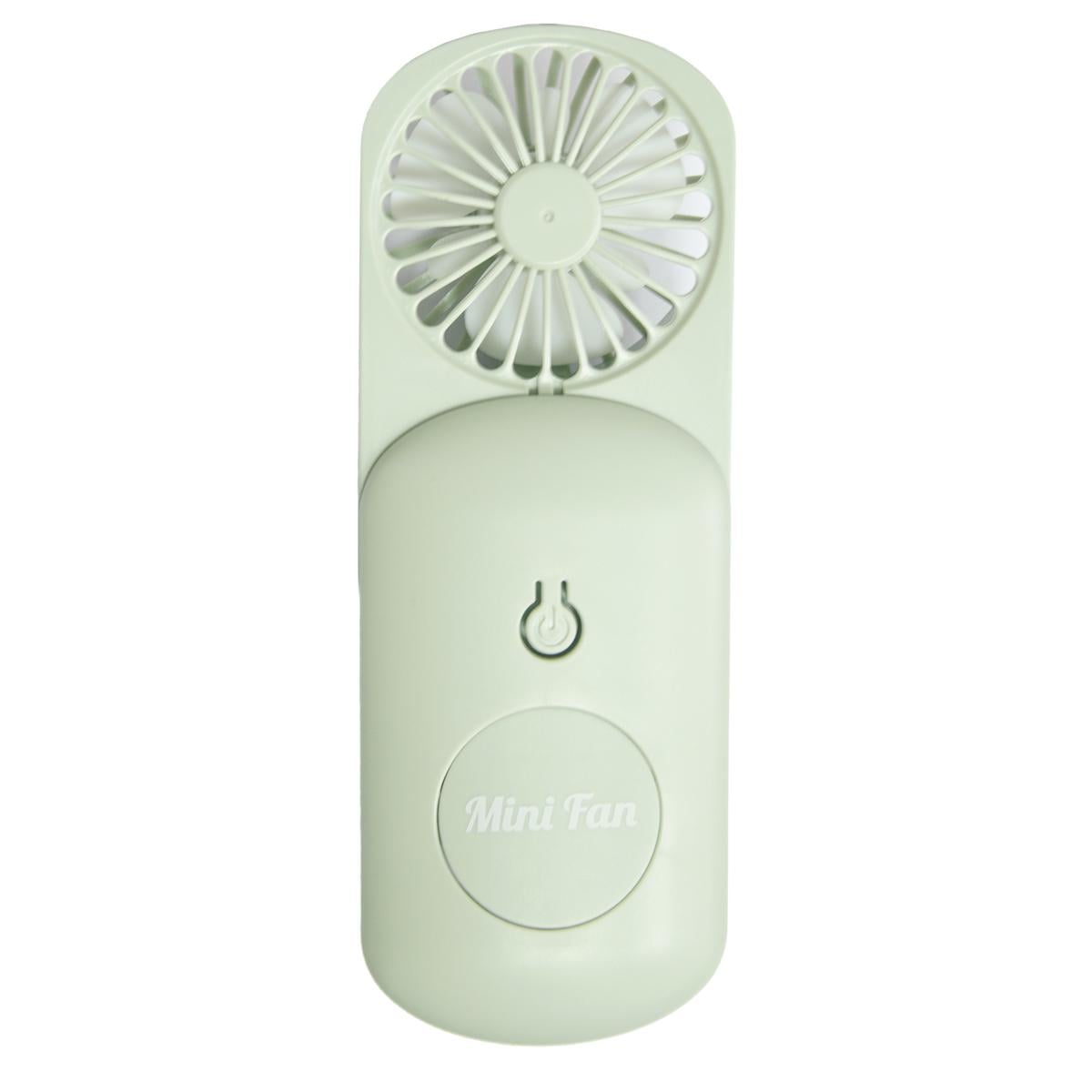 Ручной вентилятор Mini fan MK 4557 11х6 см Салатовый (1008617-LightGreen)