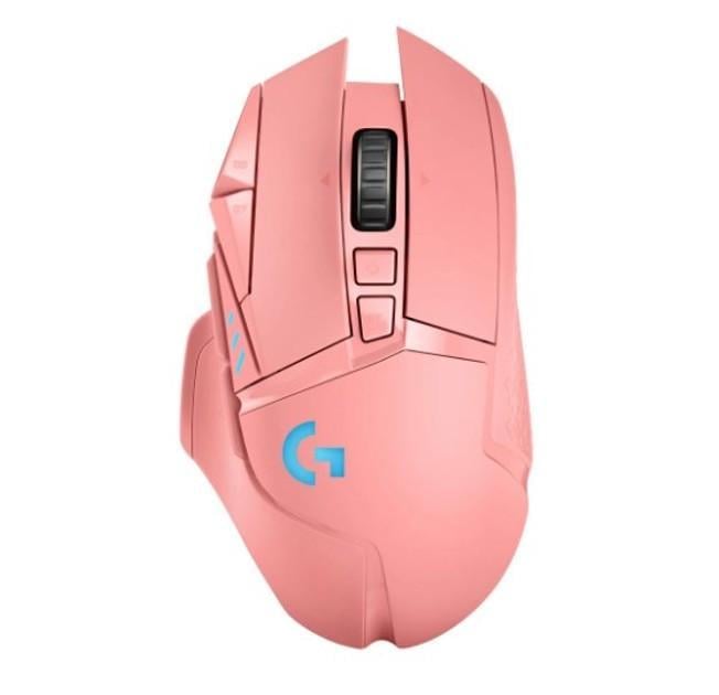 Компьютерная мышка беспроводная Logitech G502 Lightspeed на аккумуляторе Розовый (910-007215)