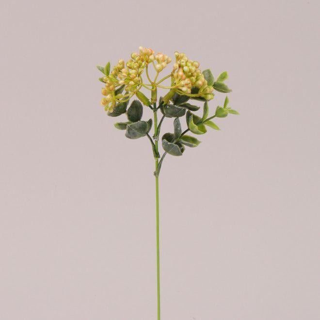 Веточка декоративная с желтым цветом Flora 12 шт. (73191)