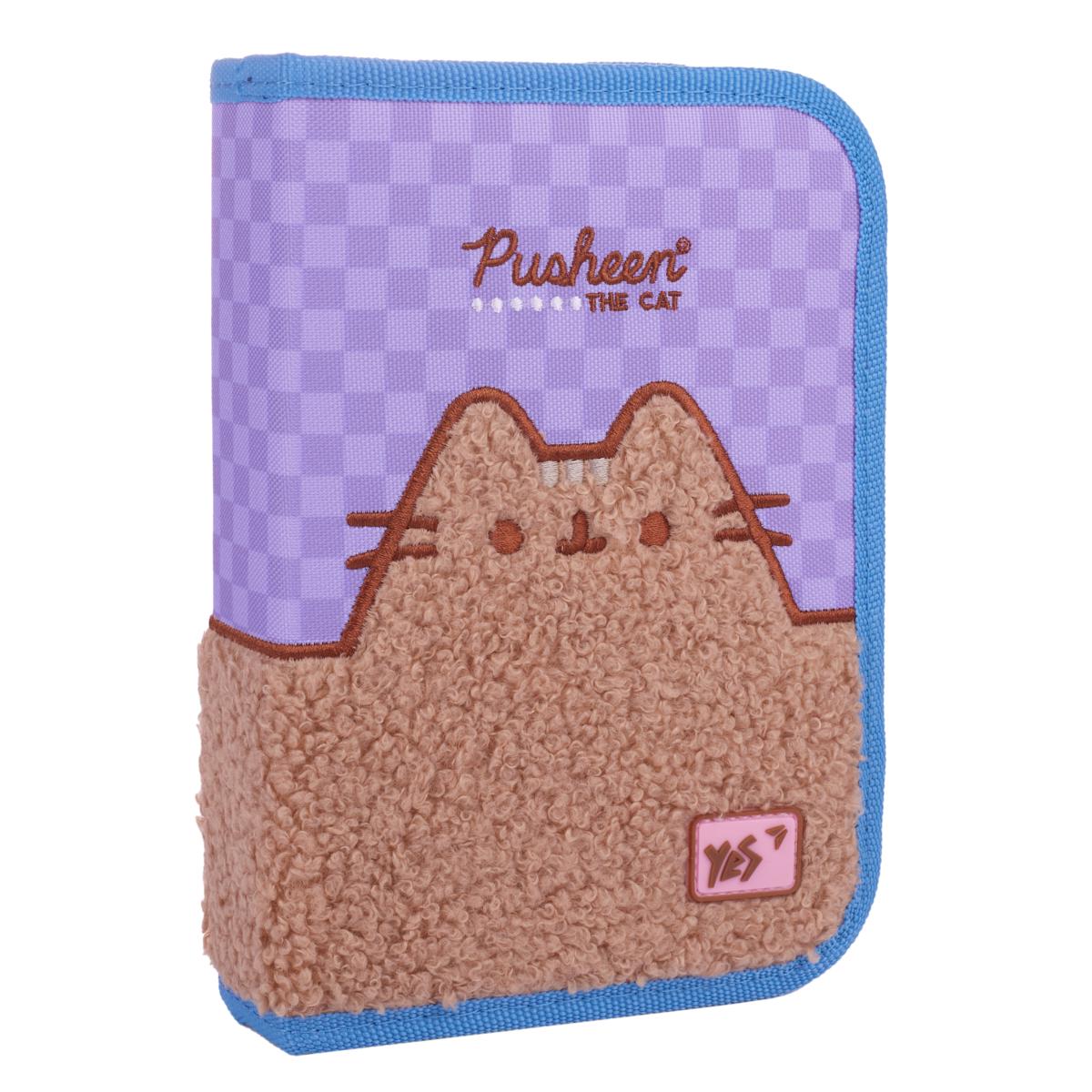 Пенал твердый одинарный с клапаном YES Pusheen Playful HP-03