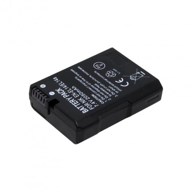 Аккумулятор для Nikon EN-EL14/EN-EL14A 2050 mAh Black (10020e) - фото 4