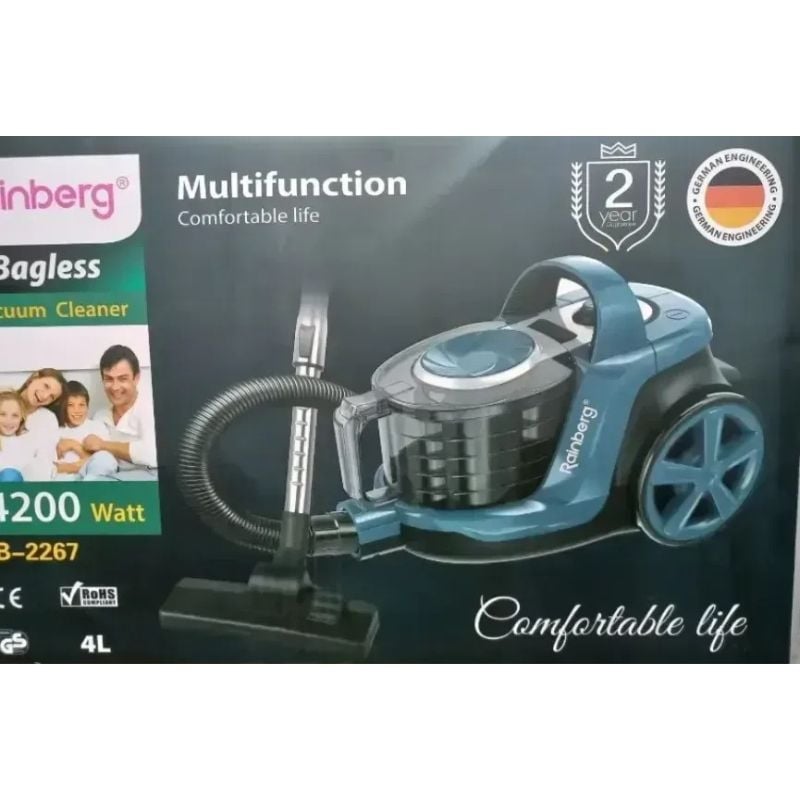 Пилосос Rainberg RB-2267 циклонний контейнерний 4200 Вт (tf7411) - фото 12
