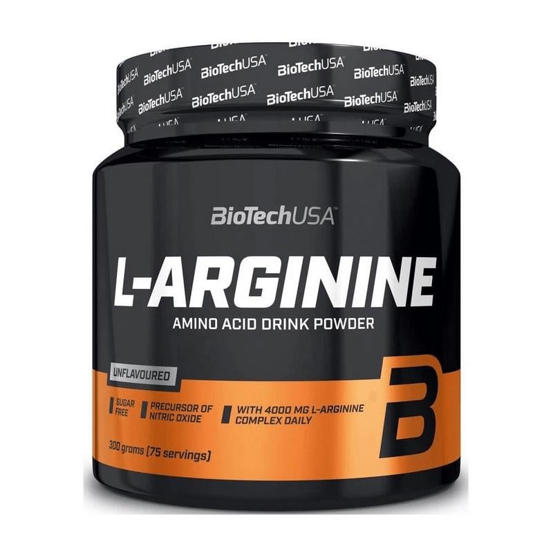 Аргинин BioTech L-Arginine 300 г 150 порций
