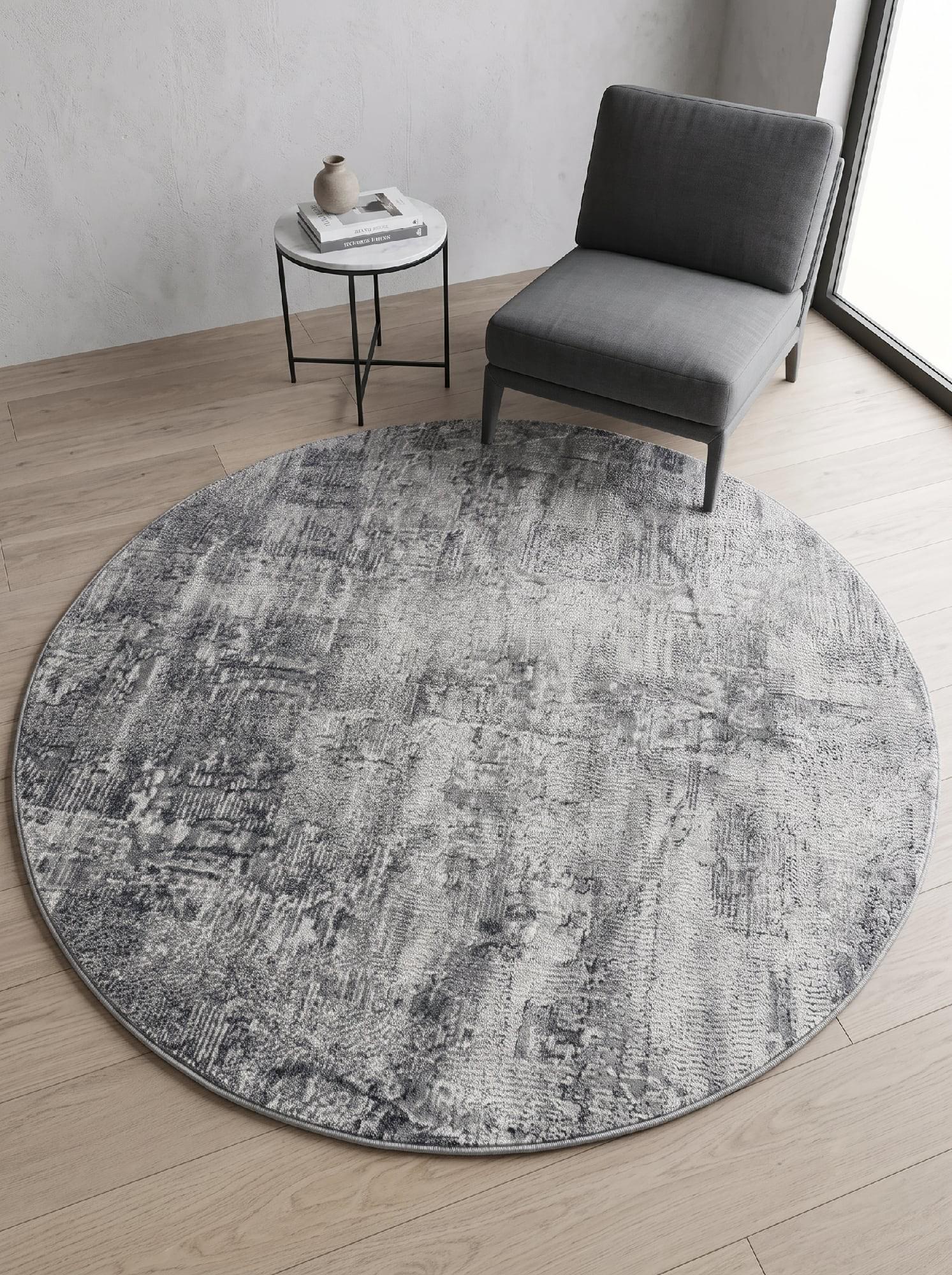 Ковер Hera pm17a круг 120x120 см Grey (105361212)