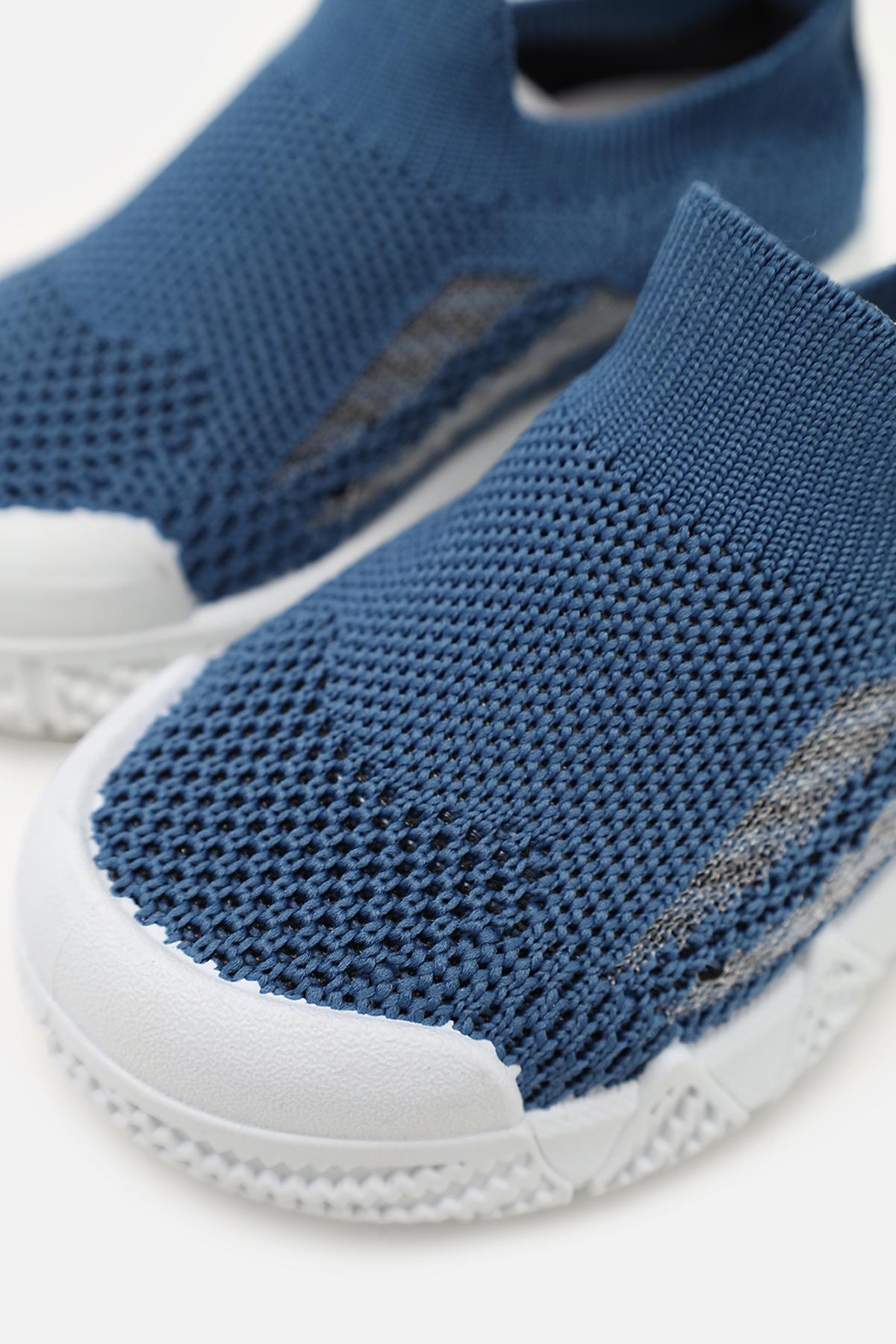 Слипоны на плоской подошве для мальчика р. 21 Синий (ЦБ-00266501) - фото 4