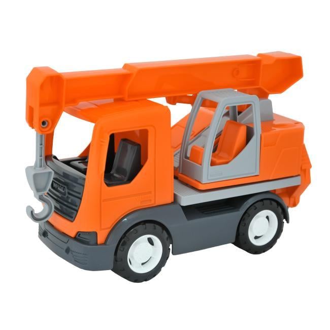 Игрушечная машинка Tigres Tech Truck Кран из пластика 26 см Оранжевый (150-98-39890)