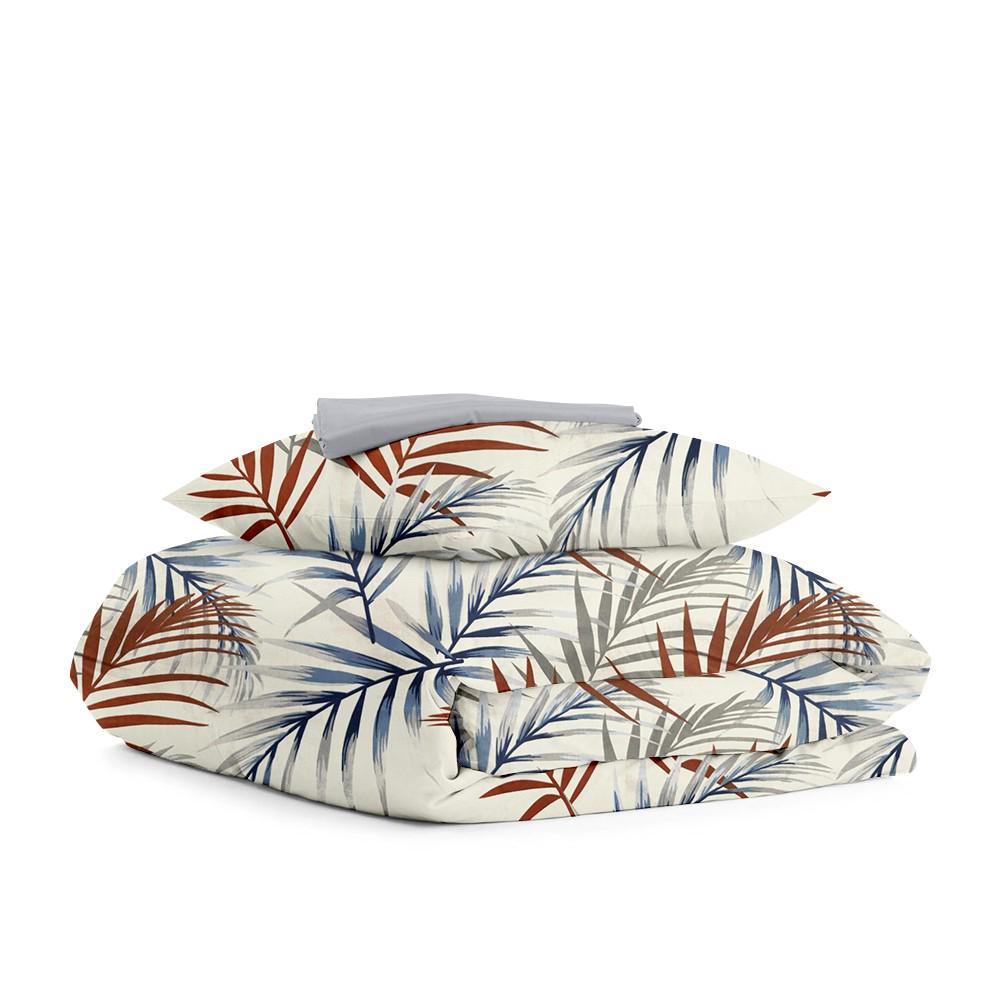 Комплект детского постельного белья Cosas FOLIAGE COLOR MILK GREY 110х140 см (4822052079409)
