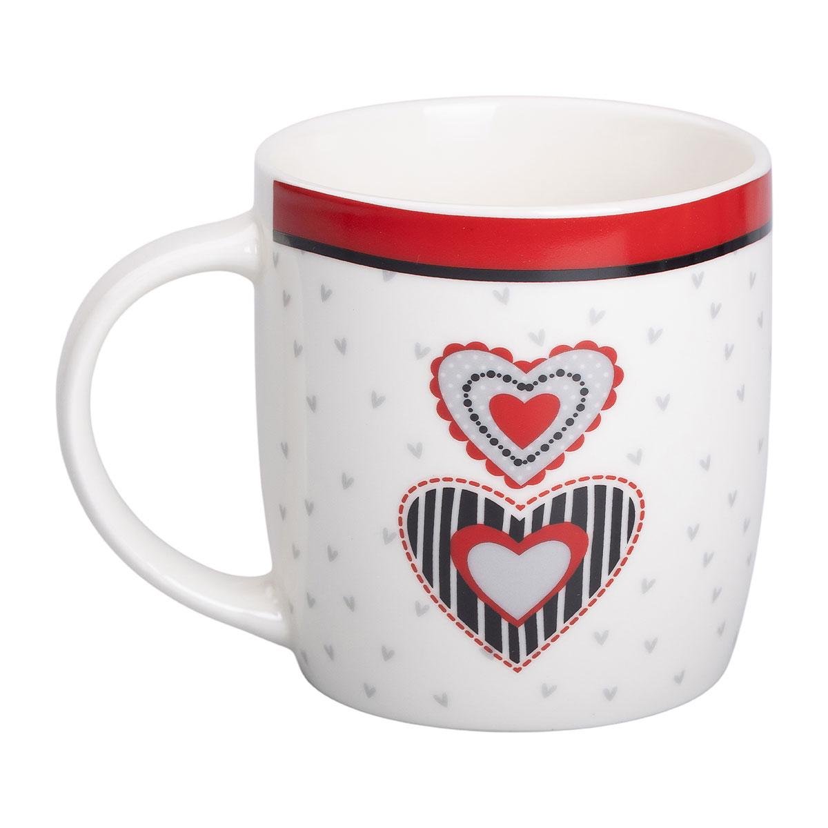 Чашка керамічна Light House Серце для чаю та кави 400 мл (LG-20171)