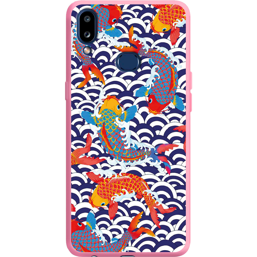 Чохол Boxface Samsung A107 Galaxy A10s Koi Fish Рожевий силікон (37944-up2477-42164)