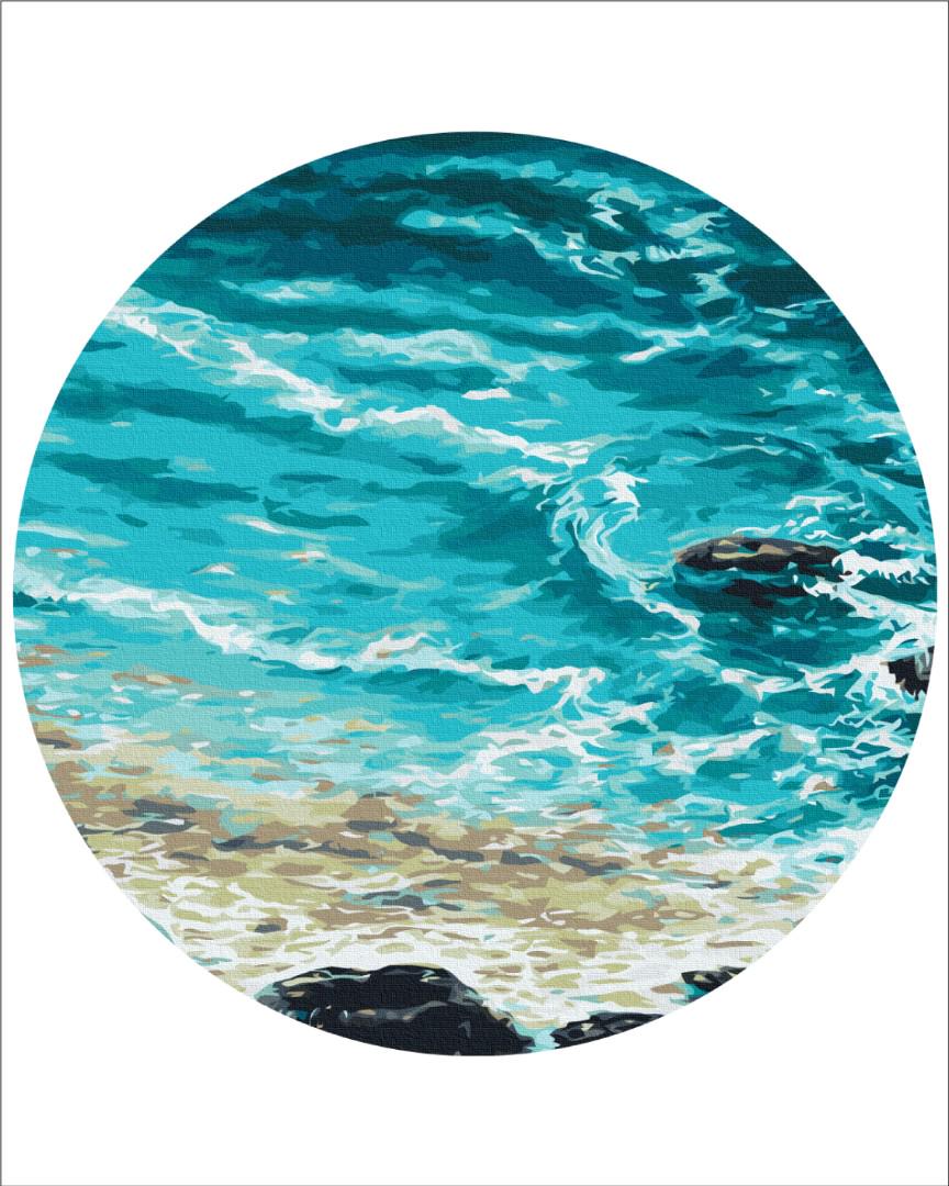 Картина по номерам BrushMe Океан D 40 см (RC00052L)