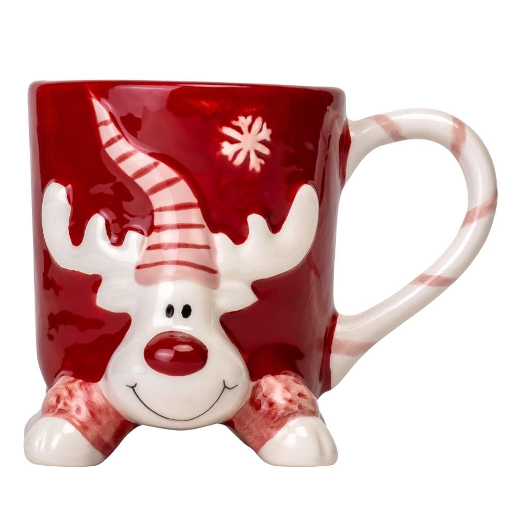 Чашка Святковий олень 350 мл (6021-016) - фото 1 Чашка Святковий олень 350 мл (6021-016) - фото 1