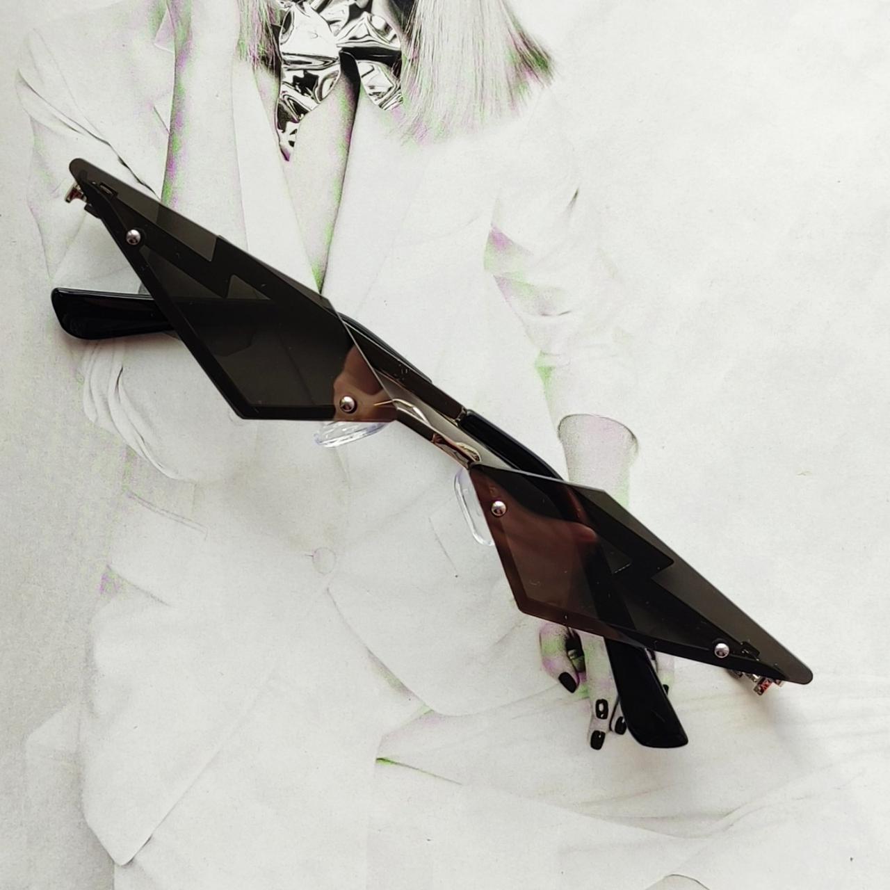 Очки молния Серебрянный