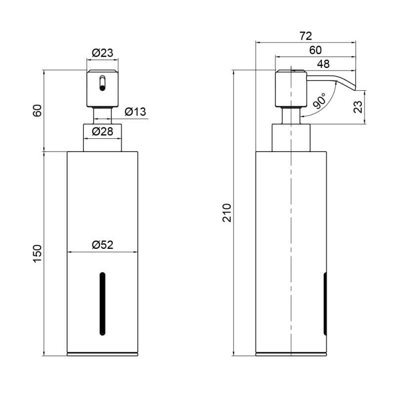 Дозатор для жидкого мыла Q-Tap ANT 1152-1 (33943) - фото 3