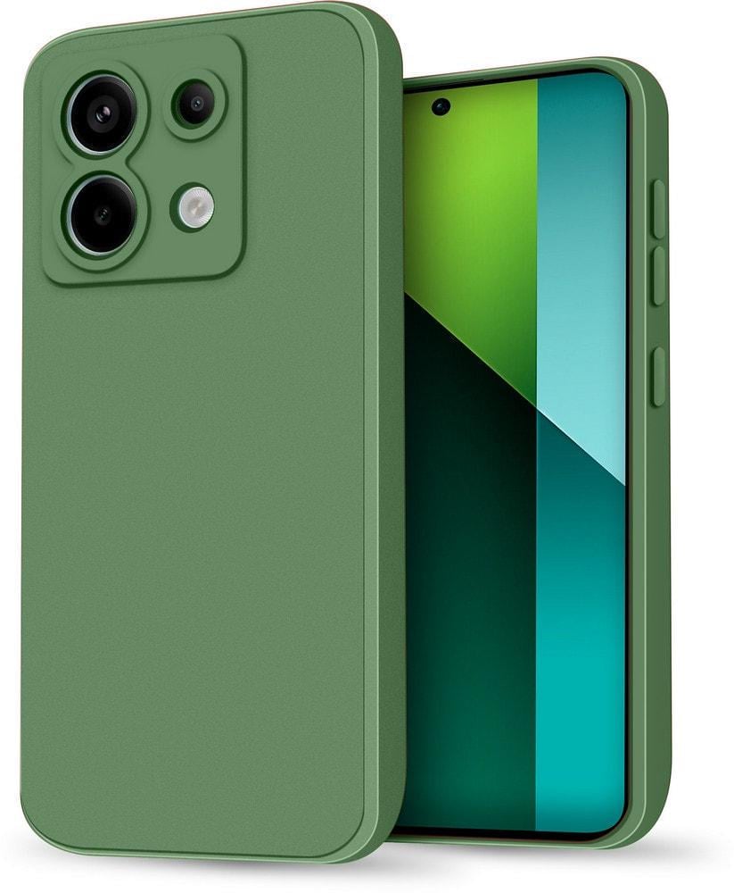 Силиконовый чехол HardCorner Xiaomi Redmi Note 13 Pro 5G (с микрофиброй) Khaki (35428-17)