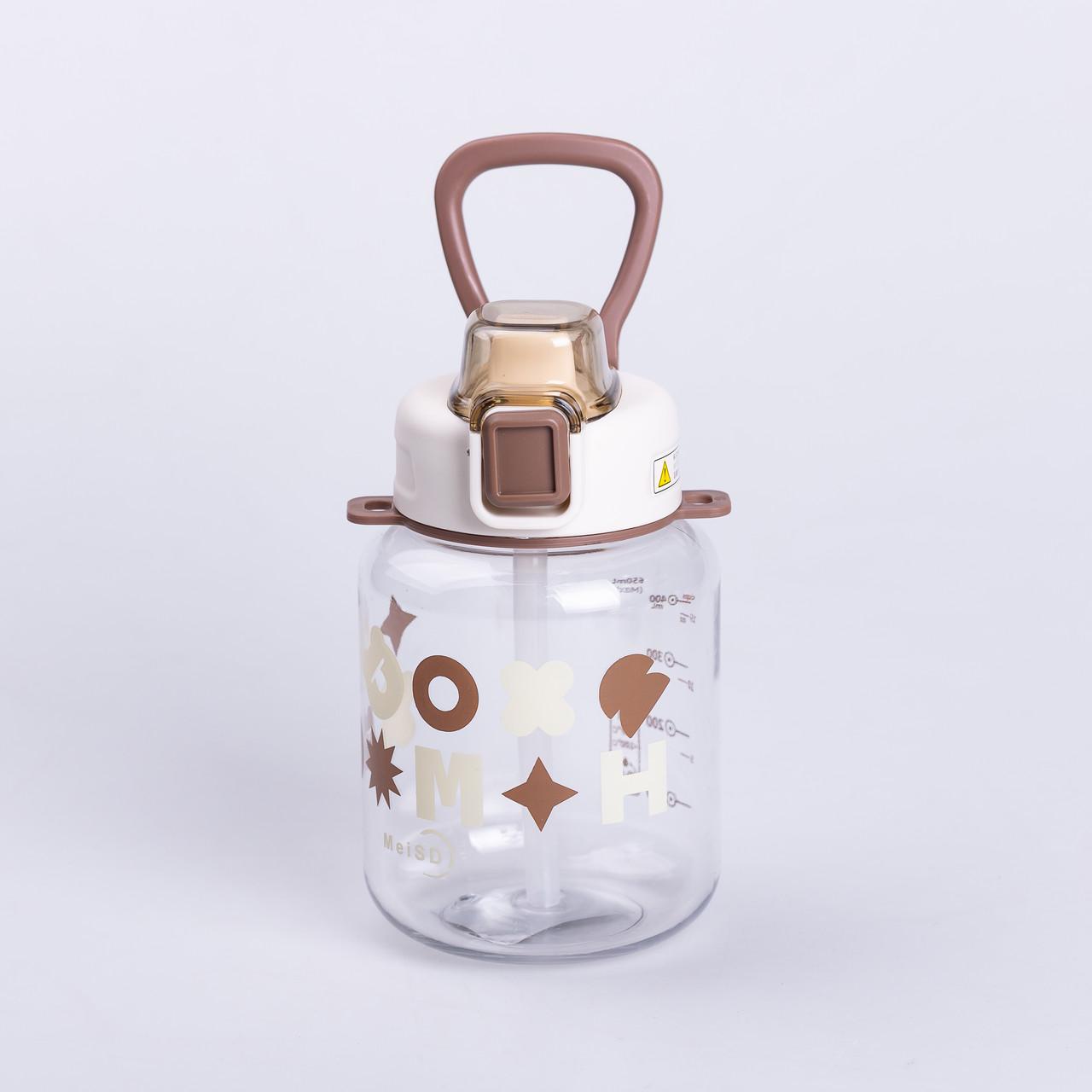 Пляшка для води дитяча на ремінці з трубочкою для дитини для спорту та школи 650 мл (6764) - фото 3 Пляшка для води дитяча на ремінці з трубочкою для дитини для спорту та школи 650 мл (6764) - фото 3