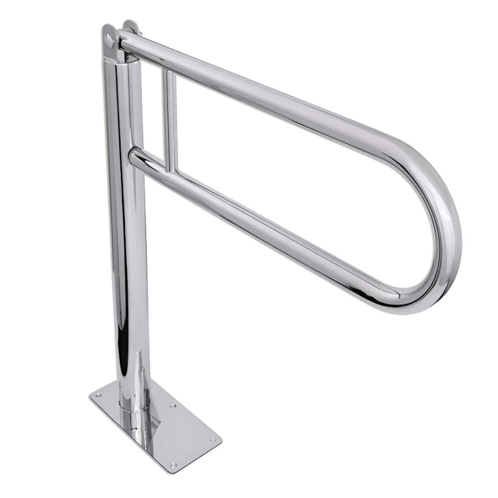 Поручень для ванной Laris 04.001 напольный нержавеющая сталь Хром (42002000) Поручень для ванной Laris 04.001 напольный нержавеющая сталь Хром (42002000)
