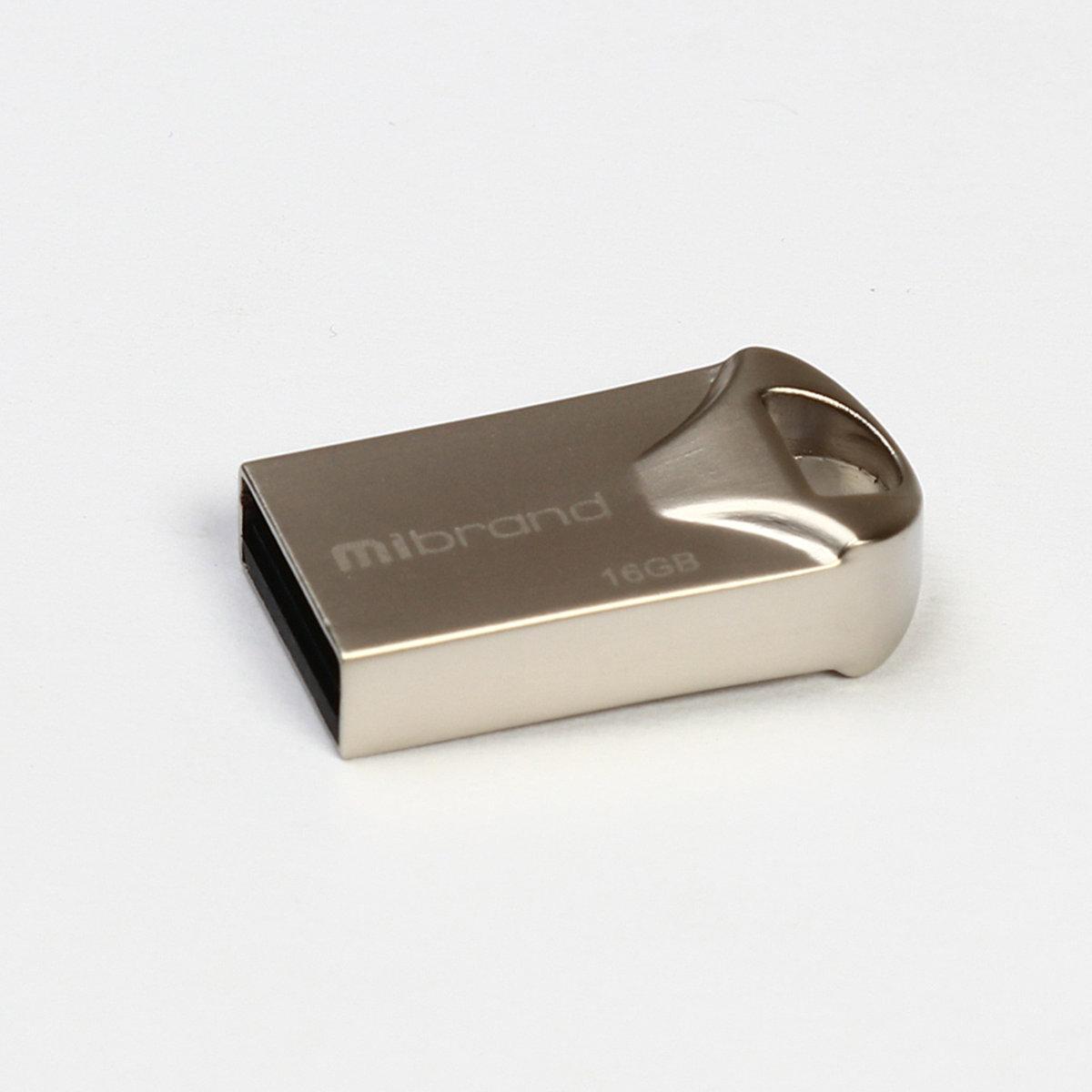 Флеш-память для ноутбука Flash Mibrand USB 2.0 Hawk 16Gb Silver (MI2.0/HA16M1S)