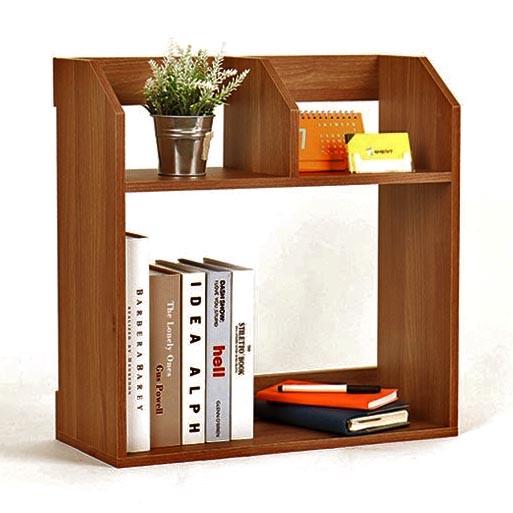 Полка книжная настольная из дерева Фресадо Охра (КПА-040404)