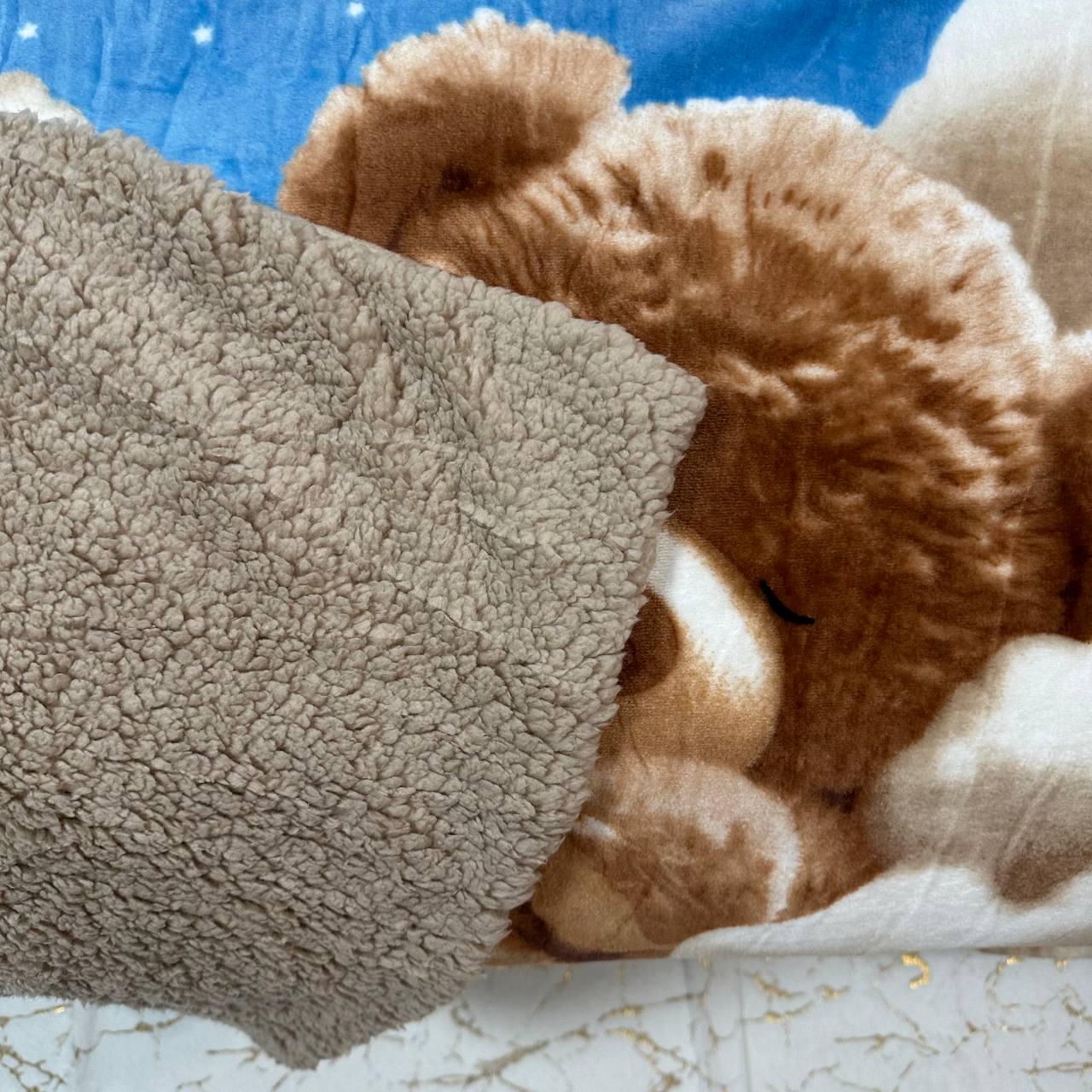 Плед-покривало двостороння 150х210 см Блакитний (30231174) - фото 7 Плед-покривало двостороння 150х210 см Блакитний (30231174) - фото 7