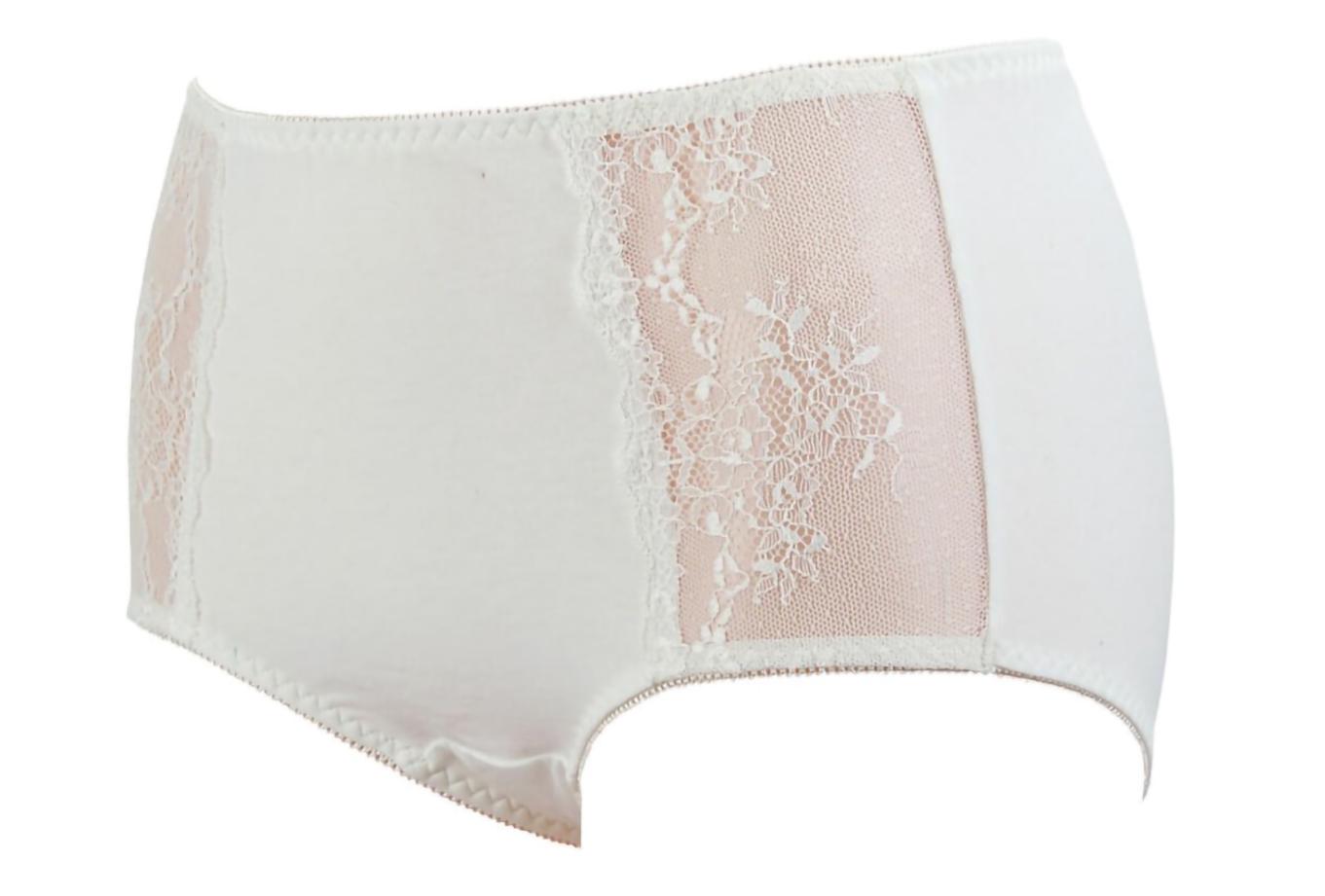 Женские стрейчевые трусы INDENA Батал 2XL р. 52-54 Белый (95710)