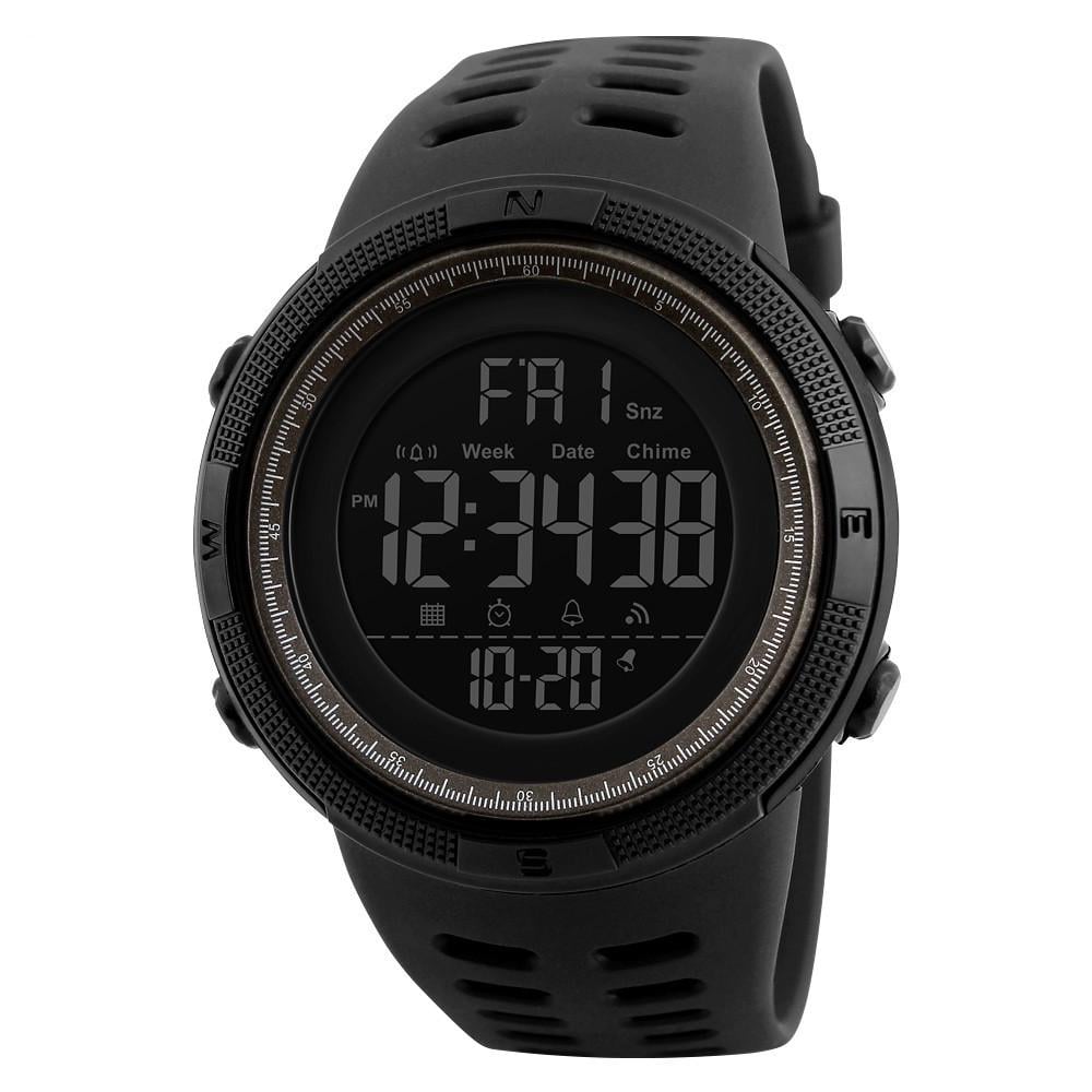Годинник Skmei чоловічий наручний 1251BN watсh Black/Brown (12291)