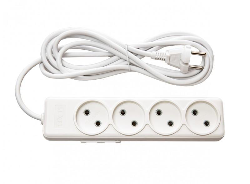 Подовжувач чотиримісний Luxel AURA 5 м (7345)