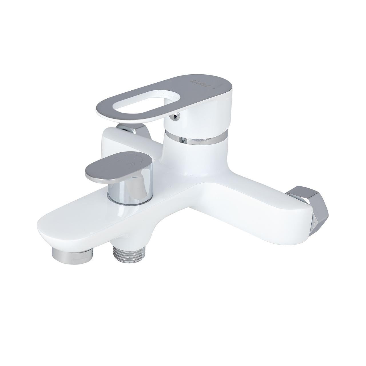 Набор смесителей для ванны Lidz Latwa White с душевым гарнитуром (LDLAT001WHI45425) - фото 4