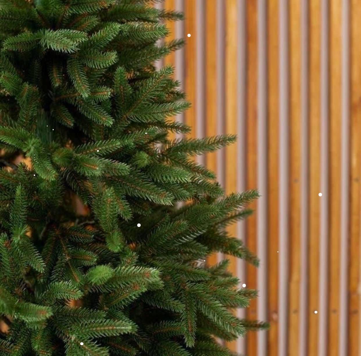 Штучна ялинка новорічна Віденська лита 2,30 м з металевою підставкою Зелений (21626487) - фото 2