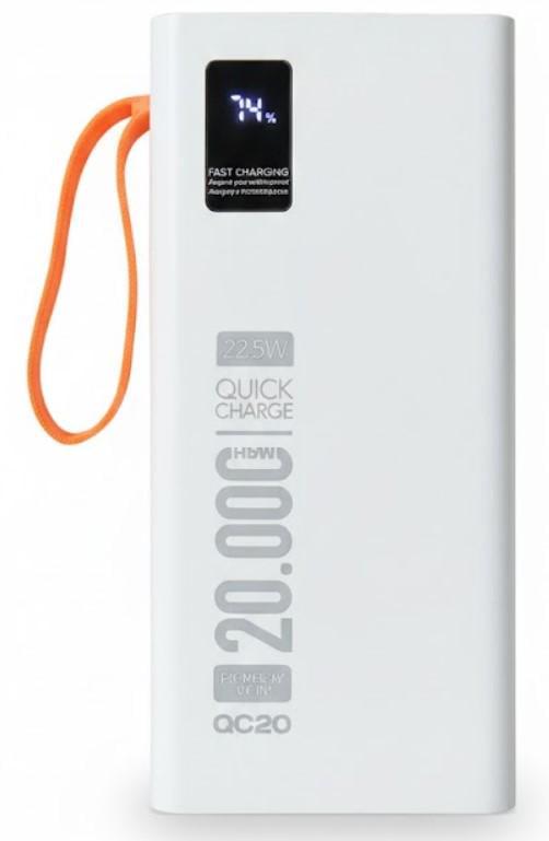 Повербанк Powerway QC20 20000 мАч PD 22,5 Вт (2104618982) Повербанк Powerway QC20 20000 мАч PD 22,5 Вт (2104618982)