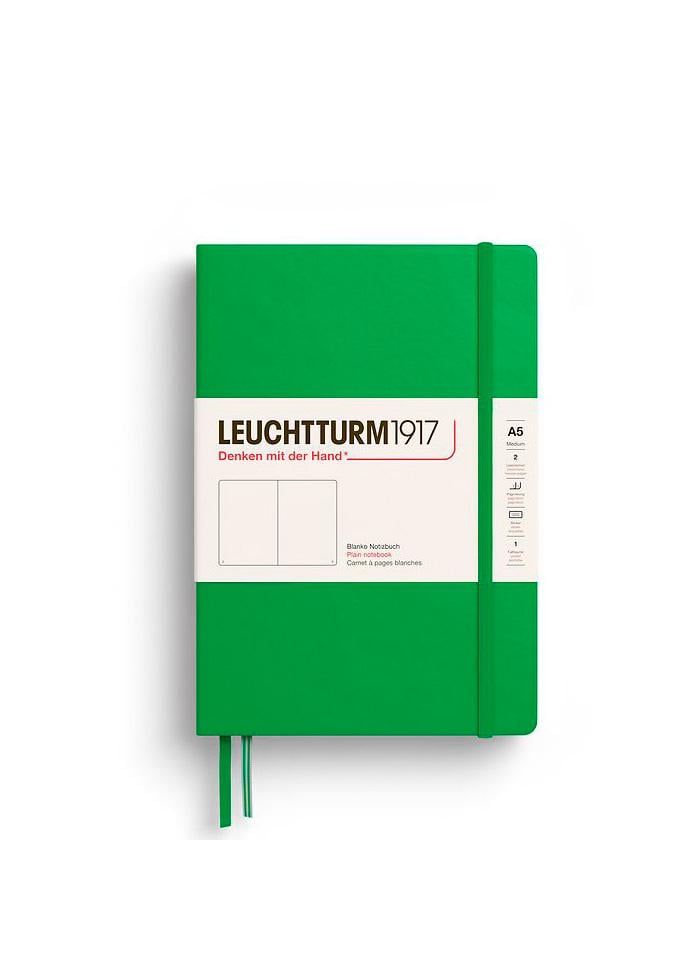 Блокнот Leuchtturm1917 средний чистые листы Spring Leaf (372192) Блокнот Leuchtturm1917 средний чистые листы Spring Leaf (372192)